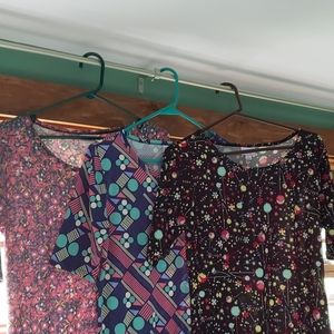 3 lularoe Julia dresses